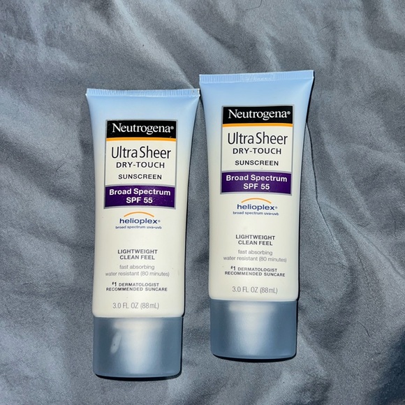2 Pack Neutrogena Ultra-Sheer Dry Touch Sunscreen SPF 55 - Picture 1 of 6